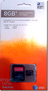 WP7 Certified microSD