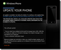 Windows Phone 7740 Update