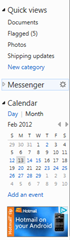 calendar sidebar
