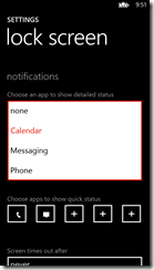 Customizable lockscreen notifications