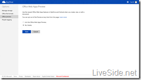 SkyDrive - Office Web Apps Preview