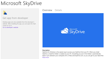 skydrive desktop app