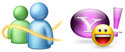 Windows Live and Yahoo Messenger