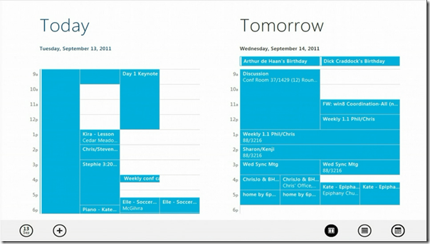 Windows 8 - Calendar