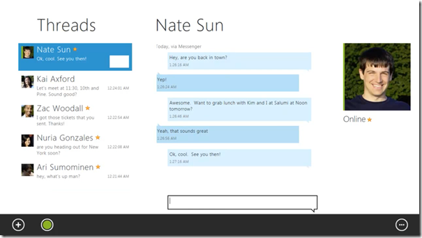 Windows 8 - Messaging