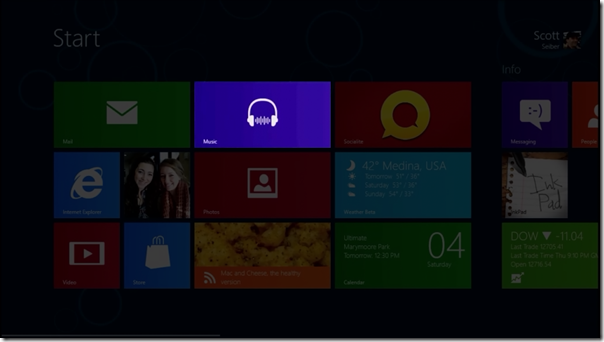 Windows 8 Music app