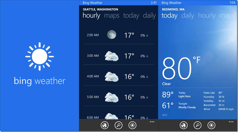 Бинг андроид. Погода Microsoft. Bingweather. Bing weather. Bing for Windows Phone.